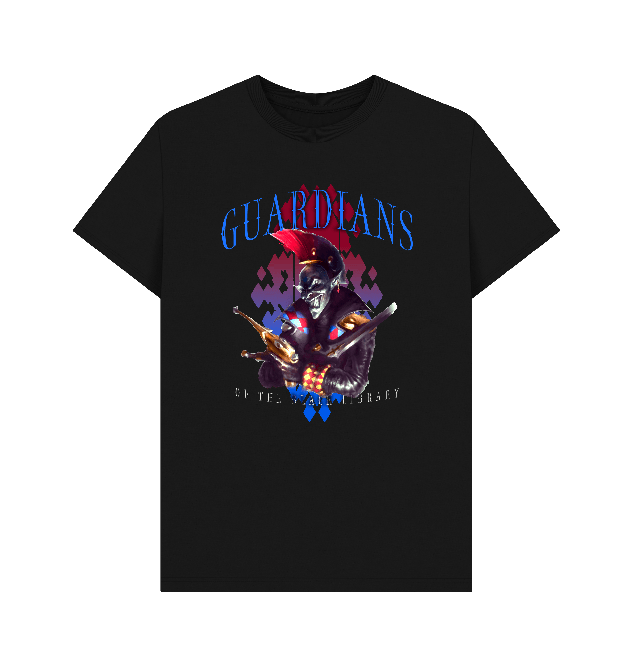 Black Premium Harlequins Guardians of the Black Library T Shirt